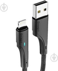 Кабель для передачи данных USB 2.0 AM - Lightning 3,0 м 2,4 А черный Essager (EXCL-LSC01)