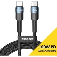 Кабель для передачи данных USB-C - USB-C 1,0 м 100 Вт синий Essager (EXCTT1-XC03)