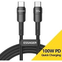 Кабель для передачи данных USB-C - USB-C 2,0 м 100 Вт черный Essager (EXCTT1-XCA01)