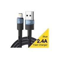Кабель для передачи данных USB 2.0 AM - Lightning 2,0 м 2,4 А синий Essager (EXCL-XCA03)