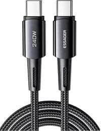 Дата кабель USB-C to USB-C 2.0m 240W Essager (EXCTT3-CGA0G-P)