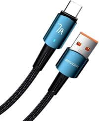 Кабель для передачи данных USB 2.0 AM - USB-C 2,0 м 100 Вт синий Essager (EXC7A-CGA03-P)