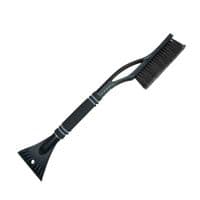 Щетка-скребок автомобильная 2в1, общая длина 60см, щетка 19см, скребок 11см, черная
