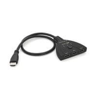 Разветвитель HDMI 1=&amp;gt;3 порта, 4К, кабель 30см, Box