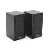 Колонки 2.0 Kisonli T-002A для ПК и ноутбука, USB+3.5mm, 2x3W, 20Hz-18KHz, Black, BOX, Q30