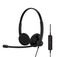 Гарнитура компьютерная стерео On-Ear EPOS IMPACT 100 UC, USB C+A, однонаправленный, 2м, Черный