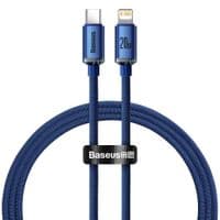 Дата кабель USB-C to Lightning 1.2m 20W blue Baseus (CAJY000203)