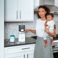 Машина для приготовления детской смеси Baby Brezza Подогреватель воды для детской смеси Instant Warmer, белый (BRZ0057)