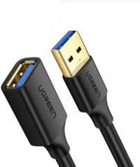 Дата кабель USB 3.0 AM/AF 1.0m US129 black Ugreen (10368)