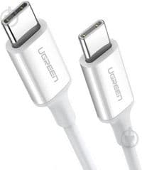 Кабель для передачи данных USB-C - USB-C 0,5 м 3 А 60 Вт US264 белый Ugreen (60517)