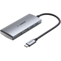 Хаб Ugreen USB-C на 2xUSB 3.2 + 2xUSB-C 10 Гбит/с CM480 серый (30758)