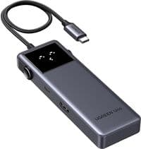 Концентратор Ugreen USB-C to HDMI + 2xUSB 3.2 + 2xUSB-C 3.2 + PD CM888 gray (35998)
