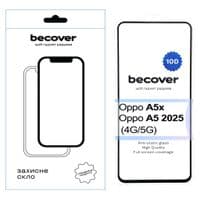 Скло захисне BeCover 10D Oppo A5x / A5 2025 (4G/5G) Black (713930)