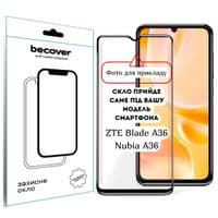 Стекло защитное BeCover ZTE Blade A36/Nubia A36 Black (714373)