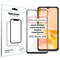 Стекло защитное BeCover ZTE Blade A76 Black (714377)