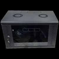 Шкаф EServer 6U стекло черный 