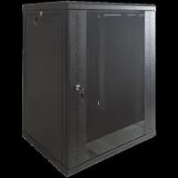 Шкаф EServer 15U 600х500х773 стекло, черный