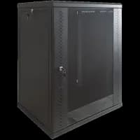 Шафа EServer 12U 600х350х637 скло, чорна