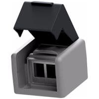 Розетка поверхностной установки IP44 для 2х модулей KeyStone
