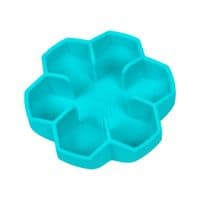 Универсальная посуда для животных WAUDOG Silicone миска для медленного питания 750 мл голубая (23542)
