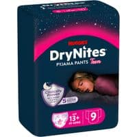 Підгузки Huggies DryNites для дівчаток 13+ років, 9 шт (5029053583679)