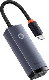 Адаптер USB-C to RJ45 Ethernet 1000Mbps Lite Series Baseus (WKQX000313)