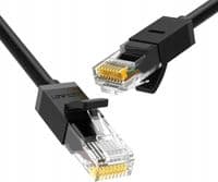 Патч-корд 5 м, U/UTP, Black, Ugreen NW102, литий, RJ45, Cat.6, Cu, PVC, плоский (50176)