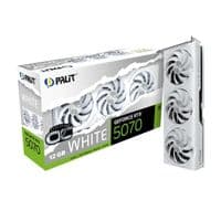 Відеокарта GF RTX 5070 12GB GDDR7 White OC Palit (NE75070U19K9-GB2050W)