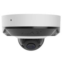 IP-камера ведущая Ajax DomeCam Mini HL white, 5мп, 4мм, гибридная подсветка IR 15м, белый Led 15м, Poe, True WDR, IP 65, ИК 15м, аудио, угол обзора 75° до 85°, мини купольная