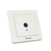 Розетка Panasonic Karre Plus 55 TV, Телевізійна, біла