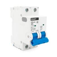 Автоматический выключатель постоянного тока CHNT CB-63DC 2P 63A, DC500V, 6kA, DIN, 86*36*49.5mm