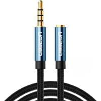 Кабель мультимедийный 3.5mm M to 3.5mm F 1.0m AV118 blue Ugreen (40673)