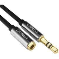 Кабель мультимедійний 3.5mm M to 3.5mm F 2.0m AV118 gray Ugreen (10594)