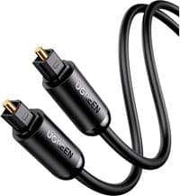 Кабель мультимедійний Optical Toslink 1.0m AV122 black Ugreen (70890)