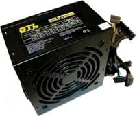 Блок живлення 600 Вт, GTL, Black, 120 мм, 2xMolex / 3xSATA / 1x6+2-pin / 1x4+4-pin / 1x24-pin, захист SCP / OCP / OVP / UVP, пласкі чорні кабелі збільшеної довжини (GTL-500-120)