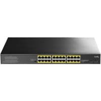 Комутатор Cudy GS1028PS2, 24-гигабитный коммутатор PoE+ с 4 портами Uplink Gig и 2 слотами Gig SFP, 300 Вт