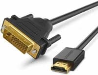 Кабель мультимедійний HDMI M to DVI M 1.0m HD106 black Ugreen (30116)