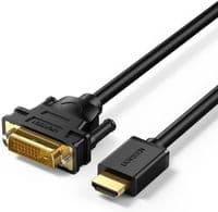 Кабель мультимедийный HDMI M to DVI M 3.0m HD106 black Ugreen (10136)