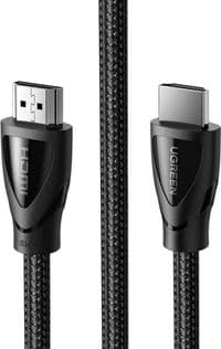 Кабель мультимедійний HDMI M to HDMI M 1.5m braided HD140 black Ugreen (80402)