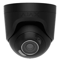 5 Mp IP охоронна відеокамера з гібридним підсвічуванням Ajax TurretCam HL (5 Mp / 2.8 mm) Black