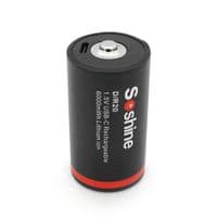 Аккумулятор Soshine D-1.5-6000USB, D / LR20, Li-Ion 1.5V, USB-C, 6000mWh, 1.8A