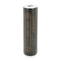 Акумулятор 18650 Li-Ion LiitoKala Lii-35A-PCB, захищений, 3500mAh (3300-3500mAh), 3.7V (2.75-4.2V), чорний