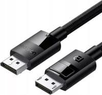 Кабель мультимедійний DisplayPort M to DisplayPort M 1.5m V1.4 braided DP114 black Ugreen (80391)