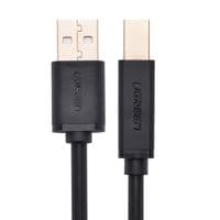 Кабель для принтера USB 2.0 AM/BM 3.0m US135 black Ugreen (10351)