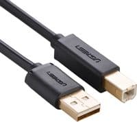 Кабель для принтера USB 2.0 AM/BM 5.0m US135 black Ugreen (10352)
