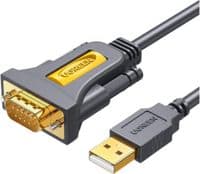 Кабель для передачи данных USB to COM M 2.0m DB9 RS-232 CR104 black Ugreen (20222)