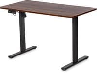 Комплект офисной мебели Mealux PowerDesk Lite Walnut + Leo Air Plus Green (EVO-201 Lite Walnut/B+Y 546 KZ)