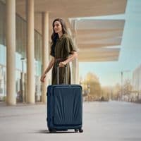 Валіза Wenger Skyon Hardside Large, великий, полікарбонат, TSA, 4 колеса, розширення, темно-синій