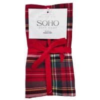 Кухонний текстиль SOHO Наб. руш. 40*40см бавовна 100% Sell Red 4 шт.