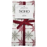 Кухонний текстиль SOHO Наб. руш. 40*40см бавовна 100% Winter 4 шт.